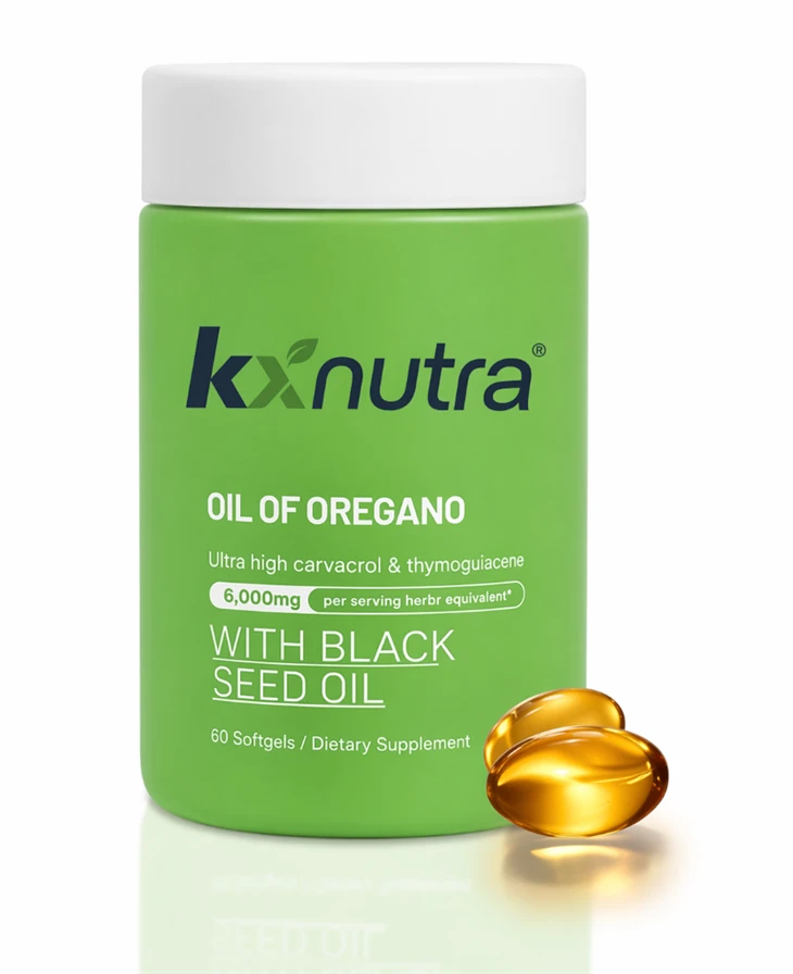 Oregano Oil With Black Seed Oil Softgels