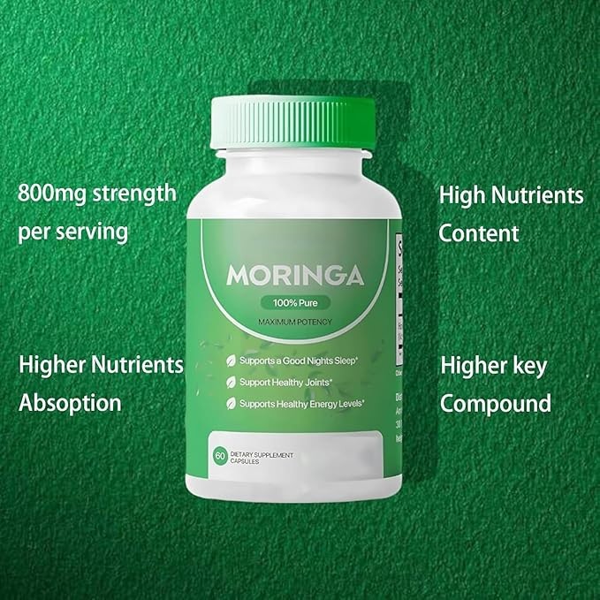 Organic Moringa Extract Capsules