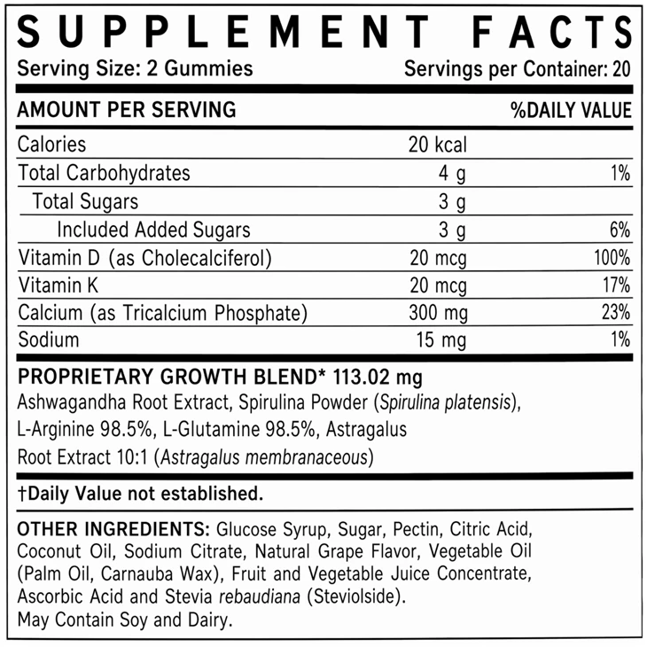 Kids Growth Multivitamin Gummies3