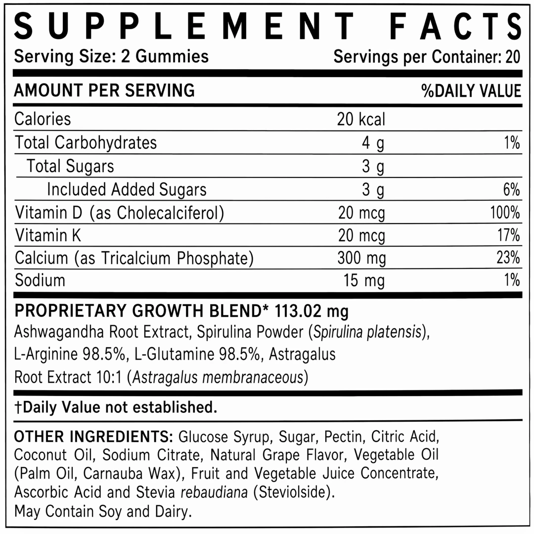 Kids Growth Multivitamin Gummies Kids Growth Multivitamin Gummies