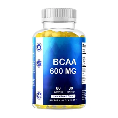 BCAA 600 MG Dietary Gummies Natural Muscle Recovery & Energy Support For Active Lifestyles​