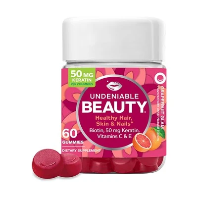 Grapefruit Glam Hair Skin Nail Gummies