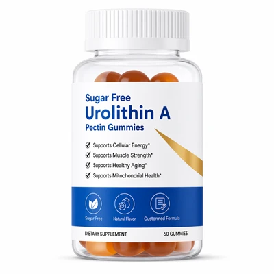 Sugar Free Urolithin A Pectin Gummies – Vegan Cell Energy, Healthy Aging & Muscle Strength Support, CoQ10 NAD+ Astaxanthin Alpha Lipoic Acid Blend, Plant Based Dietary Supplement,