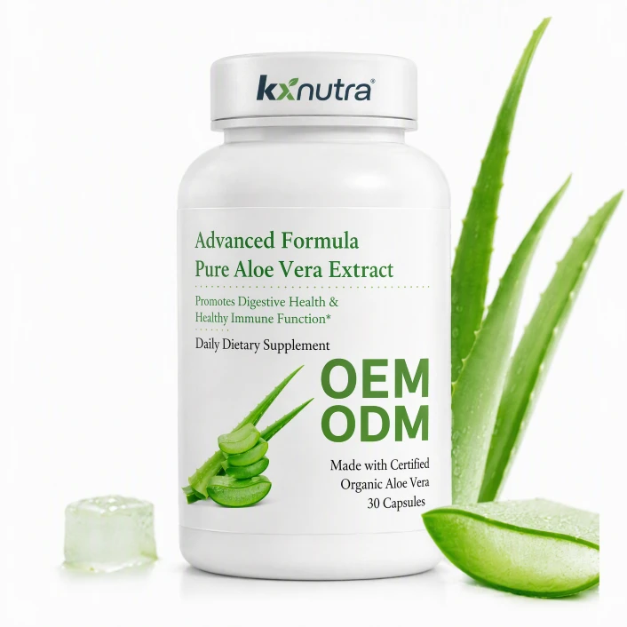 Organic Aloe Vera Extract Capsules