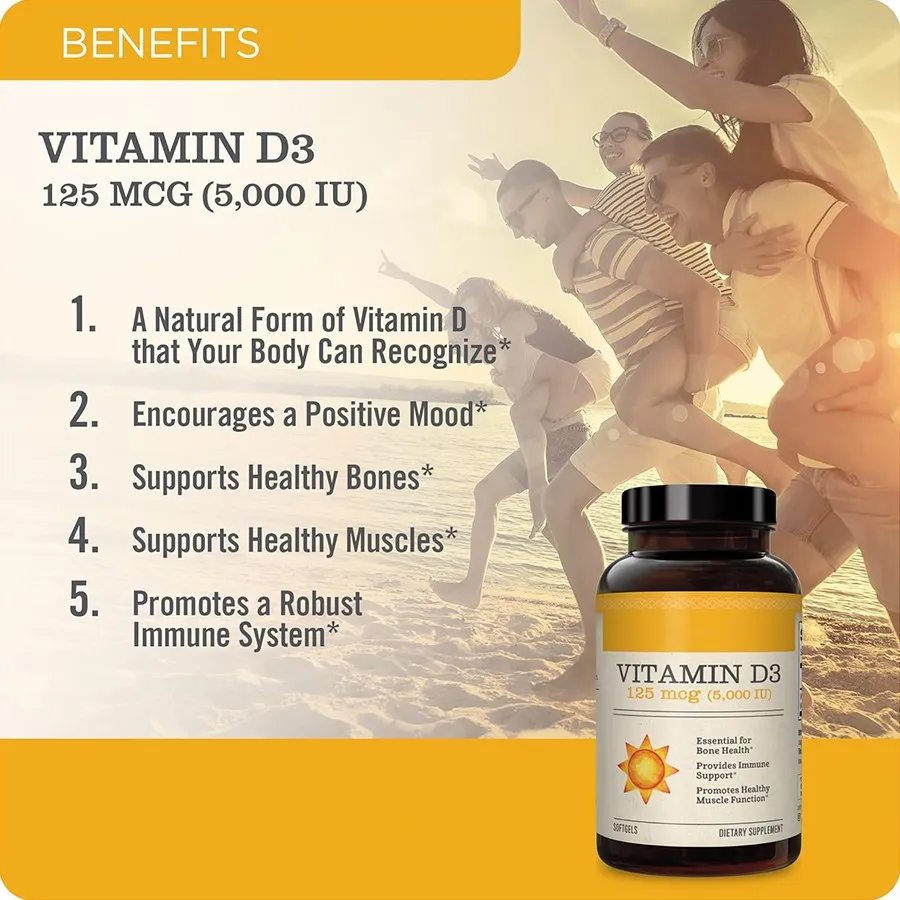 Vitamin D3 5000 IU Your Daily Dose Of Sunshine For Holistic Wellness price